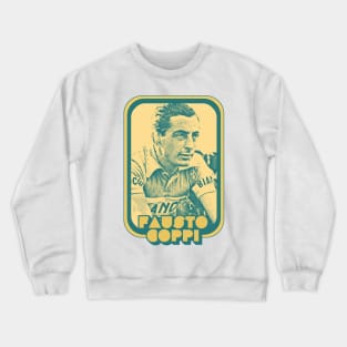 Fausto Coppi // Retro Cycling Fan Art Design Crewneck Sweatshirt